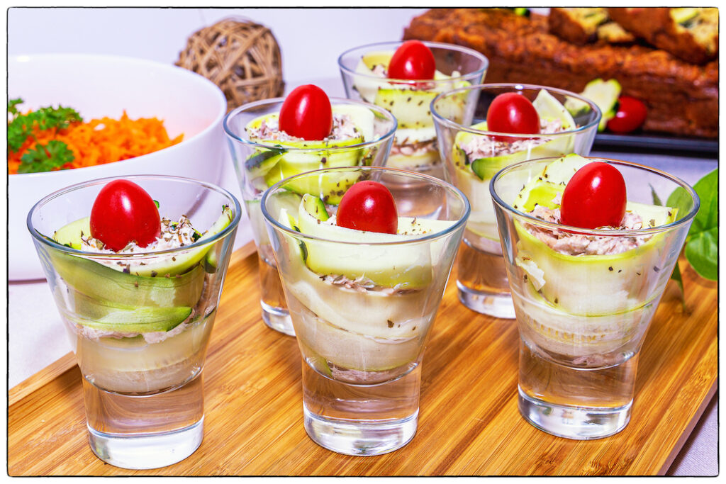 verrine buffet thon